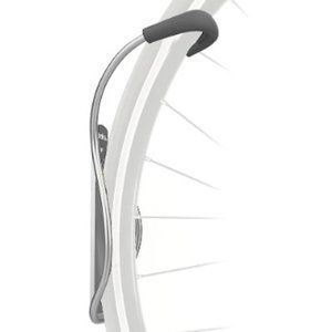 Bike Rack Wall Mount with Tire Tray -  Vertical Hanger Hook Design